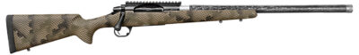 Proof Research 137581 Elevation 2.0 300 Win Mag 3+1 22″ Carbon Fiber Match Grade Threaded Barrel, Picatinny Rail Receiver, Tactical Flat Dark Earth Fixed Carbon Fiber Stock, Right Hand