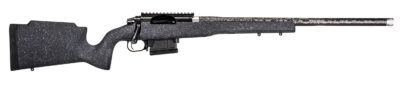 Proof Research 137895 Elevation MTR 2.0 7mm PRC 22″ Carbon Fiber Wrapped Match Grade Threaded Barrel, Black Cerakote Picatinny Rail Steel Receiver, Fixed Proof Black Granite Carbon Fiber Stock