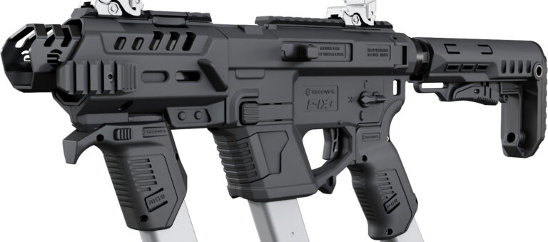 Recover Tactical PIXPMGST01 P-IX+MG PG9 SR20 Metal Front Guard Black