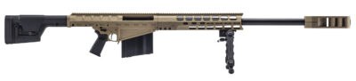 Thompson TAO50FDE TAO50  50 BMG 10+1 29″ Black Steel Barrel, Flat Dark Earth Anodized Picatinny Rail Aluminum Receiver, Magpul PRS Gen3 Polymer Stock, Magpul MOE+ Grip, Features Accu-Tac Bipod