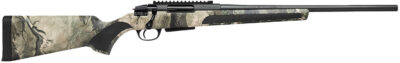 Stevens 19456 334 Bolt Action 243 Win 3+1 20″ Camo/Dark Gray Carbon Steel Receiver Integrated Recoil Lug Ergonomic/Recoil Pad  Synthetic Stock Picatinny Rail Right Hand