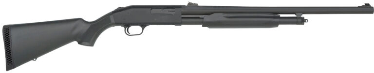 MOSSBERG 500 SLUGSTER 12GA 24IN RIFLED BARREL RS 5RD BLACK SYNTHETIC 56424