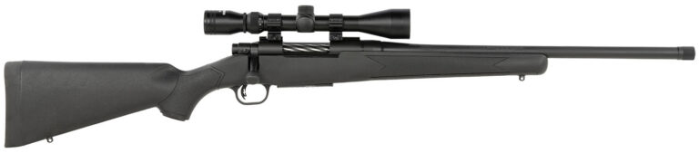 Mossberg 28212 Patriot Full Size 400 Legend 4+1 20" Matte Blued Fluted Threaded Barrel, Drilled & Tapped Matte Blued Stainless Steel Receiver, Black Fixed Synthetic Stock 3-9x40mm Duplex, Right Hand