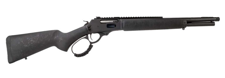 Rossi 950444161TB R95 Trapper 444 Marlin 5+1 16.50" Black Oxide Threaded Barrel, Black Oxide Picatinny Rail Alloy Steel Receiver, Fixed Black Polymer Stock