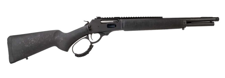 Rossi 950454161TB R95 Trapper 454 Casull 7+1 16.50" Black Oxide Threaded Barrel, Black Oxide Picatinny Rail Alloy Steel Receiver, Fixed Black Polymer Stock