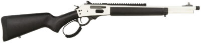 Rossi 95303016W R95 Trapper 30-30 Win 5+1 16.50″ White Cerakote Threaded Barrel, White Cerakote Picatinny Rail Stainless Steel Receiver, Fixed Black Polymer Stock
