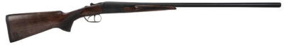 Heritage Mfg BL1228BK Badlander  Full Size 12 Gauge Break Open 3″ 2rd 28″ Black Chrome Side By Side Barrel, Black Chrome Receiver, Fixed Turkish Walnut Stock