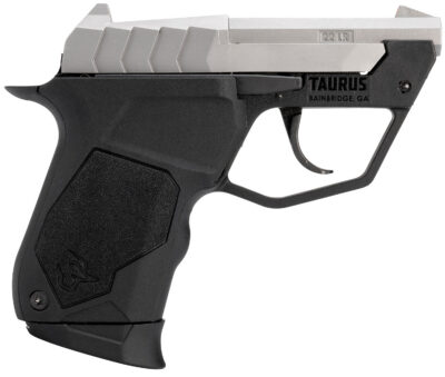 Taurus 1-22TUC139 22TUC  Micro-Compact Frame 22 LR 9+1 2.50″ Matte Stainless Steel Tip-Up Barrel, Matte Stainless Serrated Stainless Steel Slide, Black Polymer Frame, Black Polymer Grip