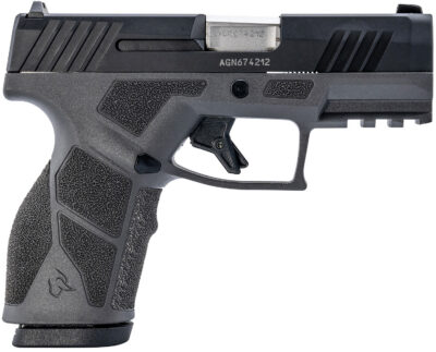 Taurus 1-GX2931G-10 GX2  9mm Luger 10+1 3.37″ Matte Stainless Steel Barrel, Matte Black Serrated Stainless Steel Slide, Gray Polymer Frame w/Picatinny Rail, Polymer Grip