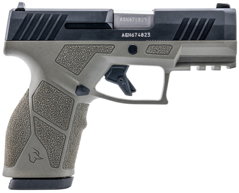 Taurus 1-GX2931O GX2  9mm Luger 13+1 3.37" Matte Stainless Steel Barrel, Matte Black Serrated Stainless Steel Slide, OD Green Polymer Frame w/Picatinny Rail, Polymer Grip