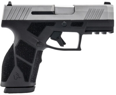 Taurus 1-GX2939 GX2  9mm Luger 13+1 3.37″ Matte Stainless Steel Barrel, Matte Serrated Stainless Steel Slide, Matte Black Polymer Frame w/Picatinny Rail, Polymer Grip