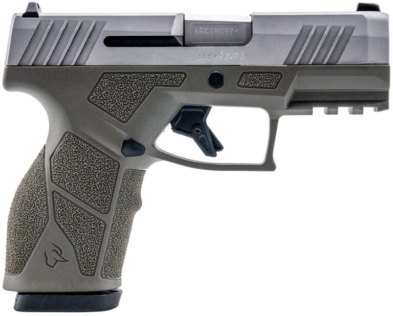 Taurus 1-GX2939O-10 GX2 9mm Luger 10+1 3.37" Matte Stainless Steel Barrel, Matte Serrated Stainless Steel Slide, OD Green Polymer Frame w/Picatinny Rail, Polymer Grip