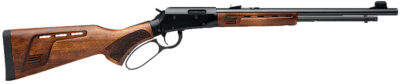 Savage Arms 46120 Revel Deluxe Full Size 22 WMR 9+1 18″ Black Satin Threaded Barrel, Black Cerakote Drilled & Tapped Aluminum Receiver, Satin Walnut Fixed Stock, Right Hand
