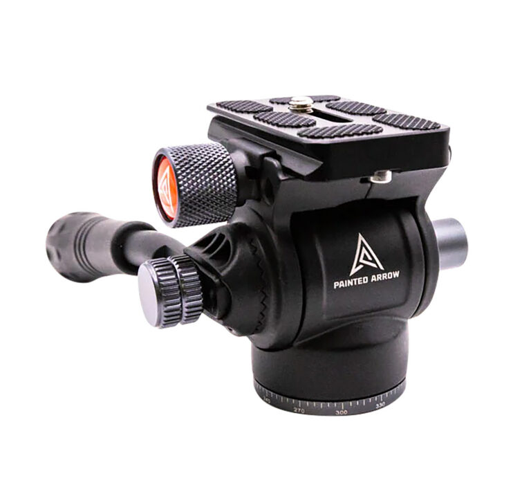 Painted Arrow FH-1 Tripod Fluid Head 1/4-20 and 3/8-16 Compatible