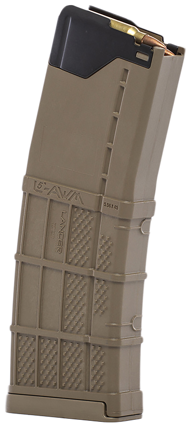 L5AWM GEN 2 5.56x45 NATO RIFLE MAGAZINE L5AWM GEN2 5.56X45 NATO 30RD MAGAZINE FLAT DARK EARTH