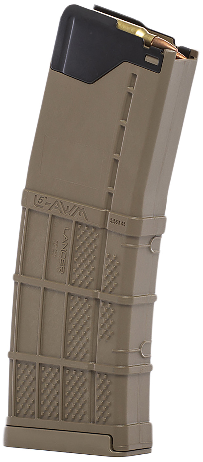 L5AWM GEN 2 5.56x45 NATO RIFLE MAGAZINE L5AWM GEN2 5.56X45 NATO 10RD MAGAZINE FLAT DARK EARTH