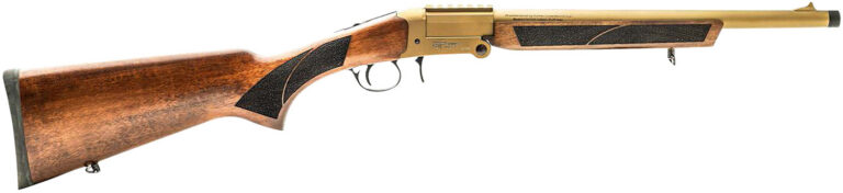 Gforce Arms GFTXP4020 GFTXP 400 Legend 1rd 20" Bronze Cerakote Steel Barrel, Bronze Cerakote Picatinny Rail Steel Receiver, Fixed Walnut Wood Stock