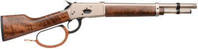 Gforce Arms GFLVR44PN Saddlehorn  44 Mag 5+1 12″ Nickel Threaded Barrel & Receiver, Turkish Walnut Stock & Forend, Thread Protector
