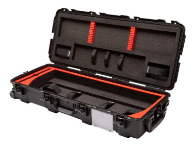 Nanuk Bow Case 991 Black Retractable Wheels and Handle