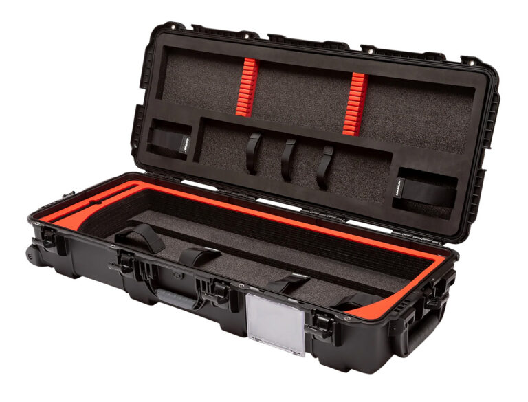 Nanuk Bow Case 991 Black Retractable Wheels and Handle
