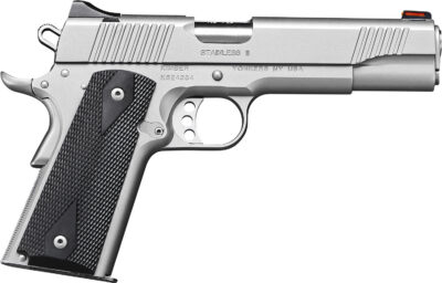 Kimber Mfg.,inc 3200007CAB Stainless II (CA)  45 ACP 7+1 5″ Front Serrations Stainless Steel Slide Satin Silver Black Synthetic Double Diamond Checkering Grip