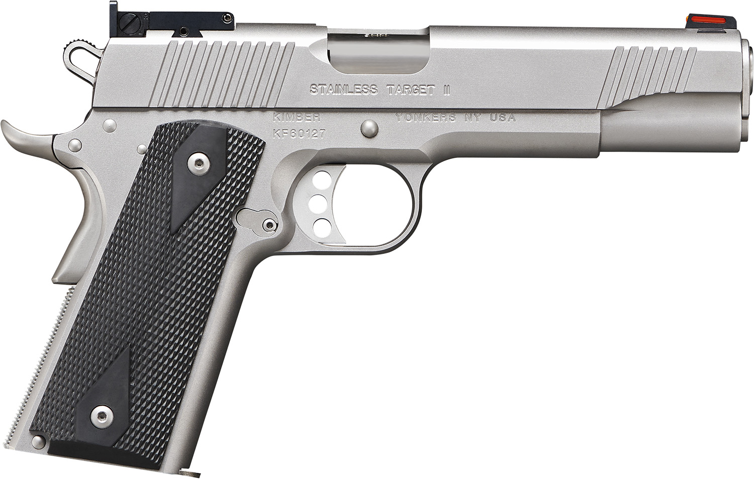 Kimber Mfg.,inc 3200108CA Stainless Target II (CA) 9mm 9+1 5" Satin Silver-img-0