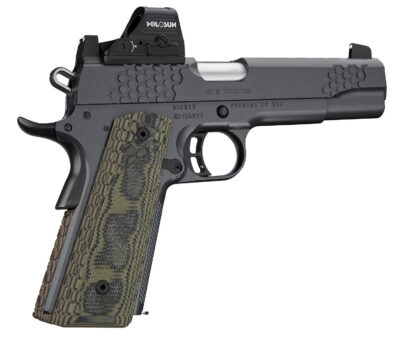 Kimber Mfg.,inc 3000434 KHX Custom (OI) 9mm 9+1 5″ Front Serrations Stainless Steel Slide Gray KimPro II G-10 Grip