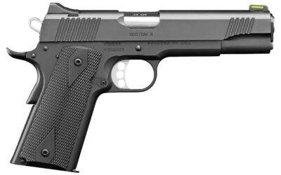 Kimber Mfg.,inc 3700551 Custom II GFO 10mm 8+1 5″ Stainless Steel Slide Matte Black F/S Rubber Grip G-10 Grip