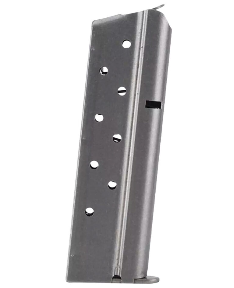 Kimber Mfg, Inc 1100307A 9rd 9mm Luger Fits 1911 Silver Steel