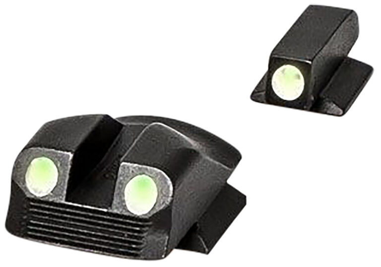 Kimber Mfg.,inc ML11229 Micro.380/Micro9 Sight Set Green/Tritium Black Outline Front Sight-Green/Tritium Black Outline Rear Sight