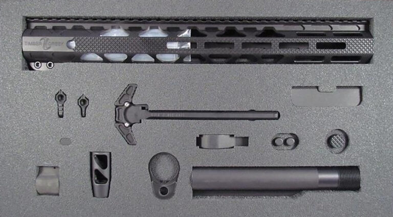Timber Creek Outdoors TCGKBL Greyman Complete Build Kit AR-15 Rifle Black