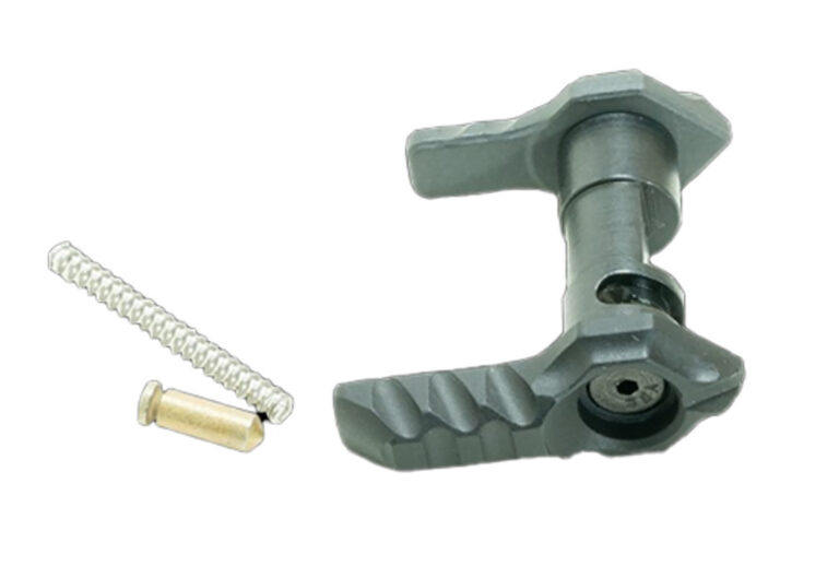 Timber Creek Outdoors GAMBISSBL Greyman Safety Selector Black Aluminum