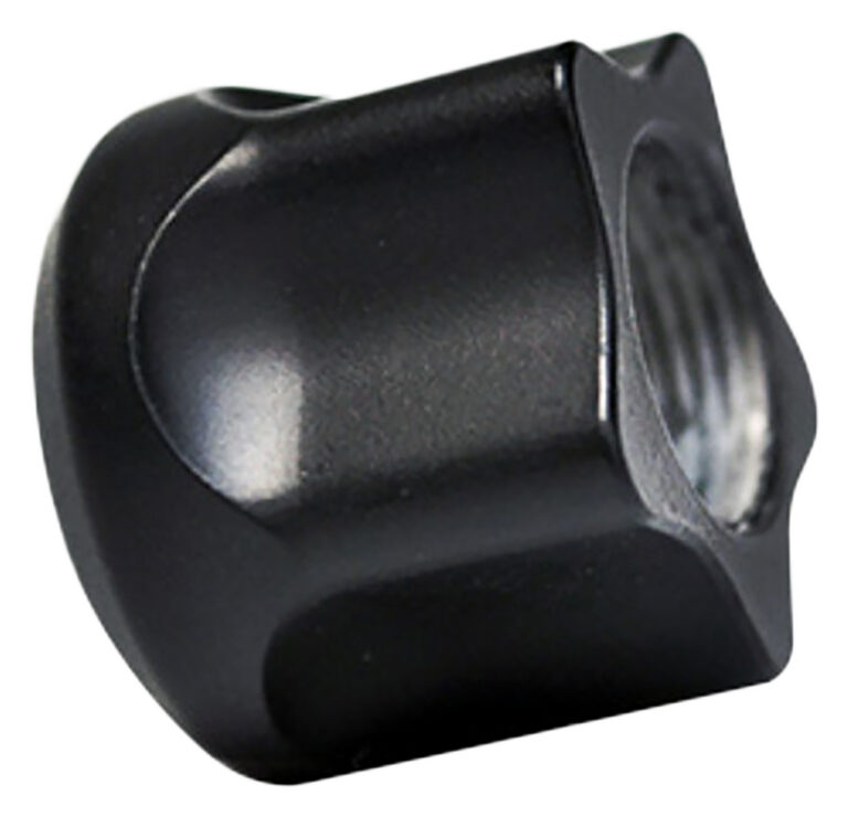 Timber Creek Outdoors 1/228TPBLC Thread Protector Black Billet Aluminum 1/2"x28