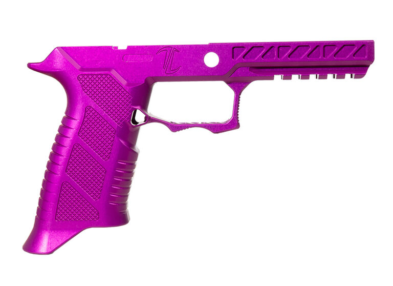 Timber Creek Outdoors SSP320PROGMPP Pro Grip Module Purple Anodized Fits Sig P320