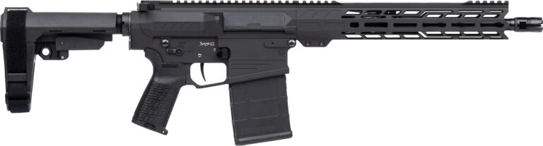 CMMG PISTOL, BANSHEE, MK3 8.6 BLACK OUT 12.5" ARMOR BLK W/ADJ RIP BRACE
