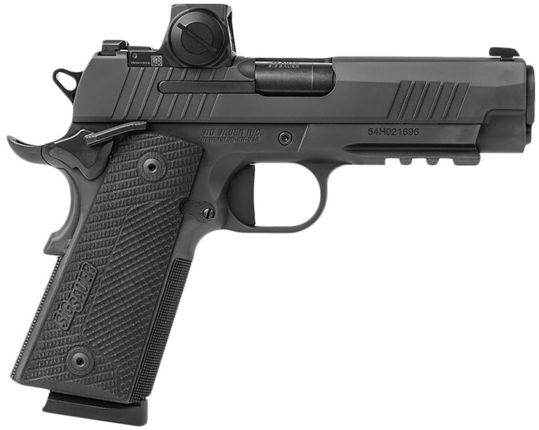 1911-XCARRY 45 ACP SEMI-AUTO HANDGUN WITH ROMEO-X COMPACT 1911-XCARRY 45 ACP 4.25'' BBL (2)8RD BLACK W/ROMEO-X COMPACT