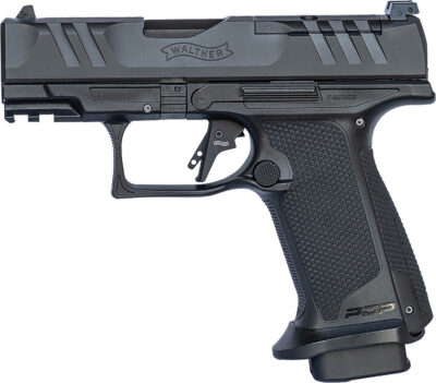 Walther Arms 4796042 PDP F-Series Pro 9mm Luger 18+1 3.50″ Black Steel Barrel, Black Serrated/Optic Ready Steel Slide, Black Polymer Frame w/Picatinny Rail, Medium Backstrap Grip