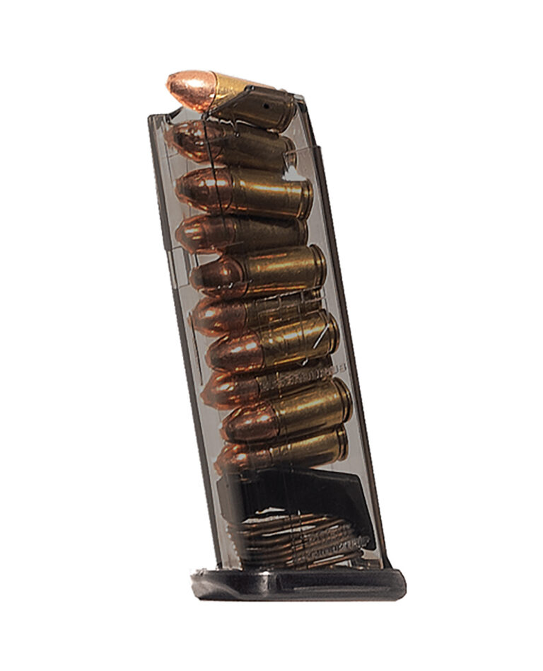 ETS FITS GLOCK� 43X 48 - 10RD 9MM MAG CARBON SMOKE