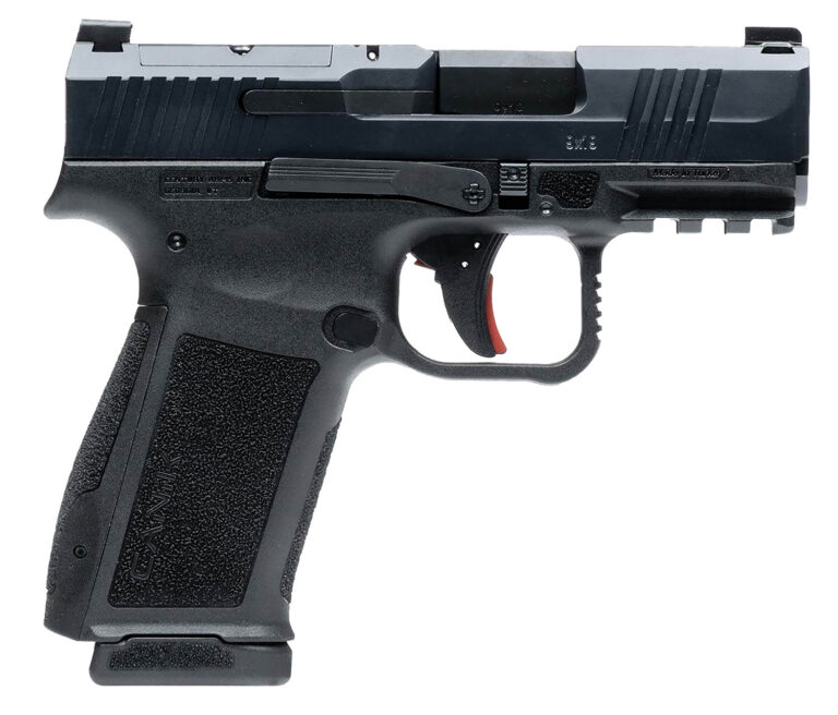 Century Arms HG7882N Mete MC9L Sub-Compact Frame 9mm Luger 17+1 3.18" Black Steel Barrel, Black Nitride Serrated Steel Slide, Black Polymer Frame w/Picatinny Rail, Interchangeable Backstrap Grip