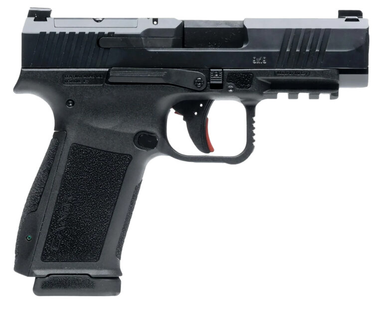 Canik HG7883N Mete MC9LS Sub-Compact Frame 9mm Luger 17+1 3.64" Black Steel Barrel, Black Nitride Serrated Steel Slide, Black Polymer Frame w/Picatinny Rail, Interchangeable Backstrap Grip