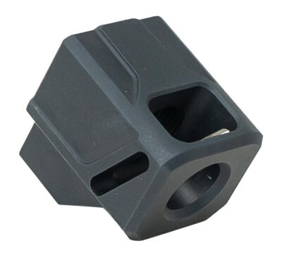 Faxon Firearms FFPACOMPDSMP01 EXOS-514 Compensator for M&P Black Aluminum 1/2″x28 Threads 1.10″ OAL 9mm