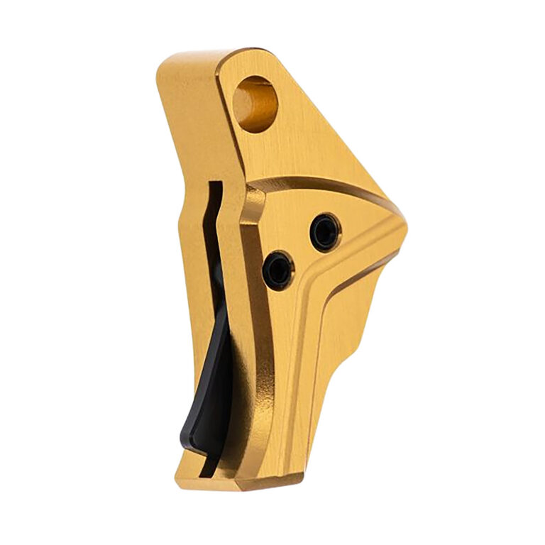 I.T.T.S. TRIGGER W/SAFETY SHOE FOR GLOCK® GEN-5 ITTS TRIGGER FOR GLOCK GEN-5 GOLD W/BLACK SCREW