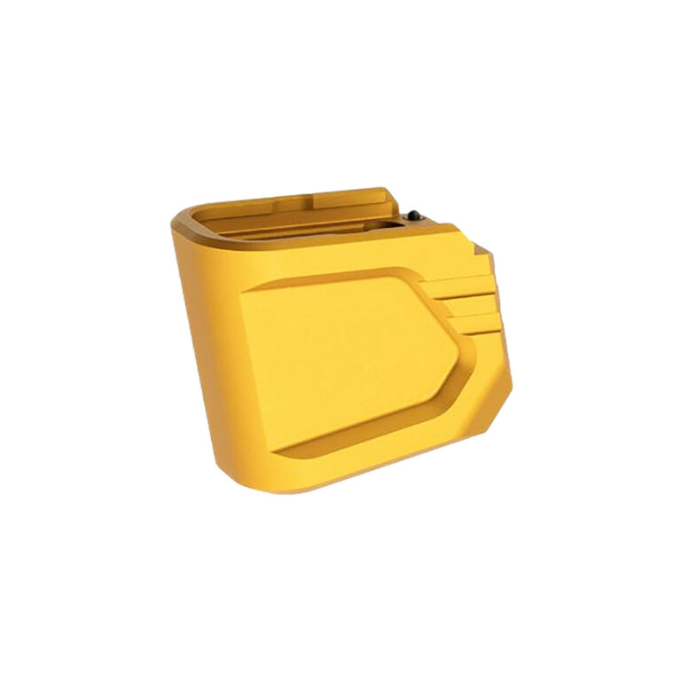 Tyrant CNC TDG48MAGEXGOLD Magazine Extension Fits Glock 43x/48 Gold Aerospace Grade Aluminum