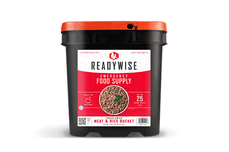 Readywise Meat and Rice Bucket 48 Meat+40 Rice Servings Freeze Dried
