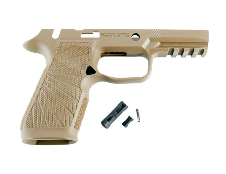 WWCP320 GRIP MODULE FOR SIG SAUER® P320 CARRY WCP320 CARRY GRIP MODULE MANUAL SAFETY TAN