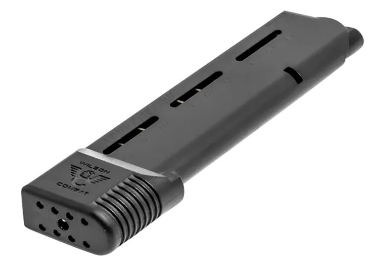 1911 ELITE TACTICAL MAGAZINES .45ACP 1911 ELITE TACTICAL MAG FULL SIZE WRAP AROUND BASE PAD BLK
