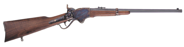 Cimarron 1865 Spencer Carbine 45LC lever action rifle, 20" 7+1 case hardened