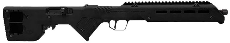 Desert Tech TRKRF2218BLK Trek-22 Black Compact 22 LR 18" Free Floating Steel Barrel, Picatinny Rail Receiver, M-LOK Handguards, Fixed Polymer Stock, Suppressor Ready
