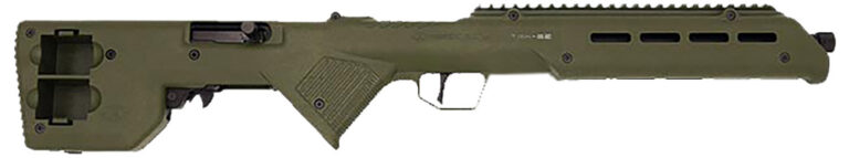 Desert Tech TRKRF2218GRN Trek-22 Green Compact 22 LR 18" Free Floating Steel Barrel, Picatinny Rail Receiver, M-LOK Handguards, Fixed Polymer Stock, Suppressor Ready