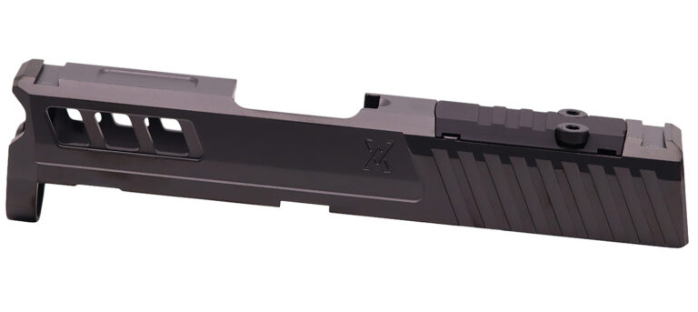 True Precision Inc TPSHCSBCRMS Axiom Optic Cut Slide Fits Springfield Hellcat Black DLC Anodized 416R Stainless Steel
